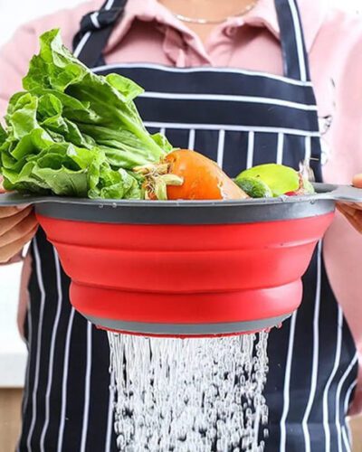 Foldable-Silicone-Drain-Basket-Red-Large-Apricot-9369
